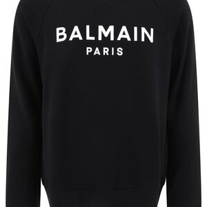 Balmain Logo Printed Crewneck Sweatshirt